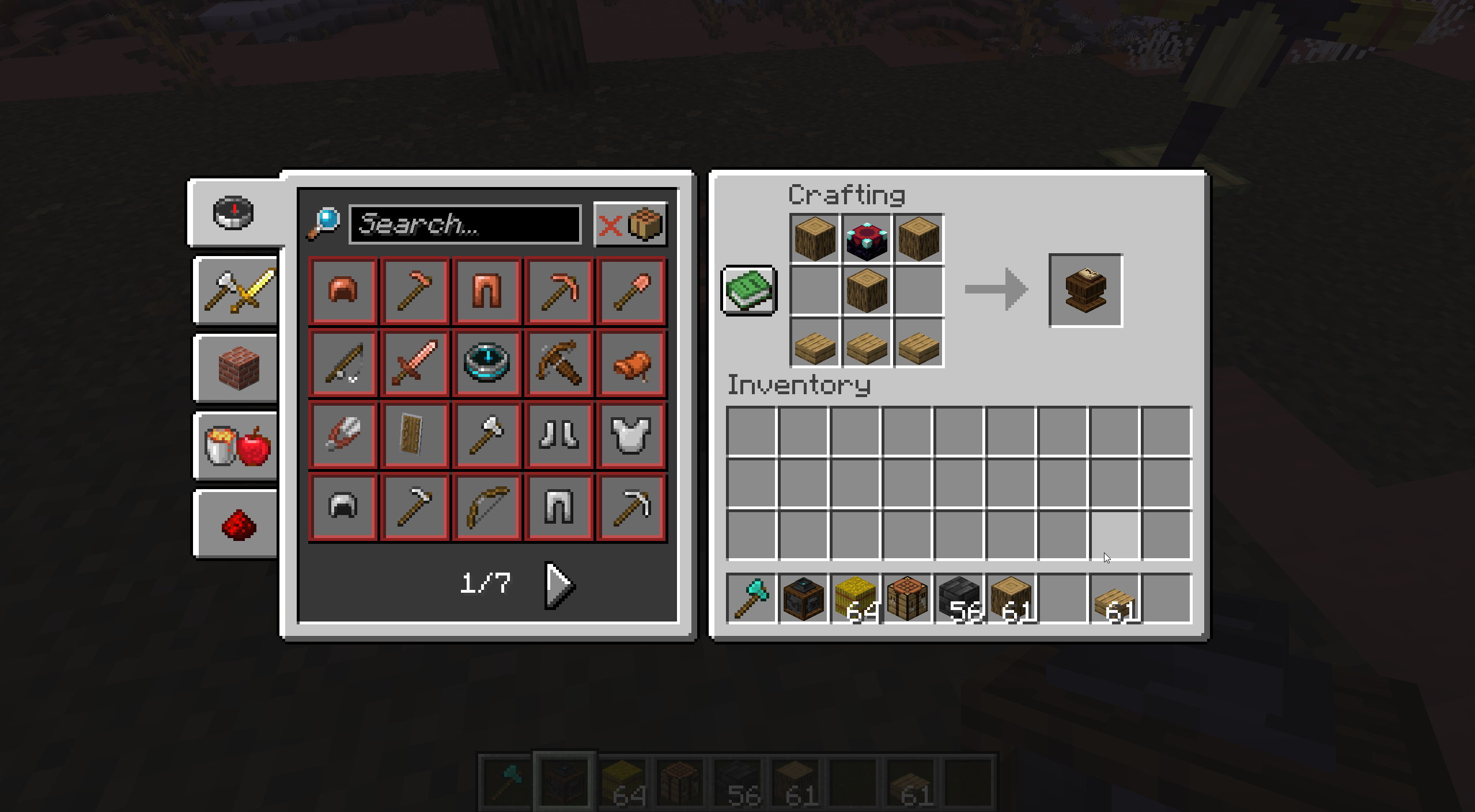 Runic Table Minecraft Voxel